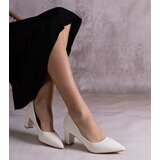 Gemre White block heel pumps Tunia | ePonuda.com