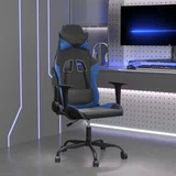  Masažna igraća stolica crno-plava od umjetne kože