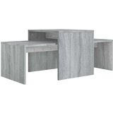 vidaXL Set stolića za kavu boja hrasta 100x48x40cm konstruirano drvo | shoptok.hr