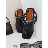 DStreet Sandały japonki damskie BLACKWISH czarne | shoptok.hr