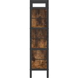  Polica Dimljeni hrast 75 x 30 x 123 5 cm Konstruirano drvo | shoptok.hr