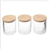 Five Set 3 tegle sa poklopcem 8,5x10,5 staklo drvo Cene