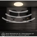 BRILO Briloner 3828-016-LED Kupatilsko plafonsko svetlo sa senzorom WALK LED/24W/230V IP54 prečnik 35 cm | Eponuda.com