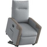 Maison Chic Električni naslanjač - Relax naslanjač s funkcijo vstajanja svetlo siv, (22062316) | Shoptok.si
