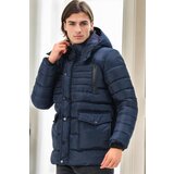 Dewberry M8657 MEN'S COAT-NAVY-1 | Shoptok.si