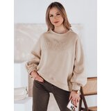 DStreet Bluza damska one size COSYONE beżowa | shoptok.hr