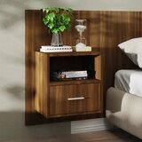 Zidni noćni ormarić boja smeđeg hrasta | shoptok.hr