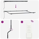 Tenda Bež 400 x 200 cm tkanina | shoptok.hr
