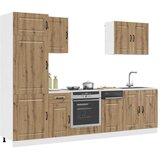  7-dijelni set kuhinjskih ormarića Kalmar konstruiranog drva | shoptok.hr