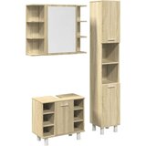 vidaXL 3-dijelni set kupaonskog namještaja boja hrasta sonome drveni | shoptok.hr