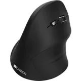 Canyon MW-16 wireless Vertical mouse, USB2.4GHz, Optical Technology, 6 number of buttons, USB 2.0, resolution: 800/1200/1600 DPI, black, size: 86*115*71mm,90g