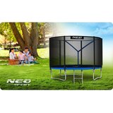 Neo-Sport vrtni trampolin 252 cm (8 ft) s vanjskom mrežom i ljestvama, plavi | shoptok.hr
