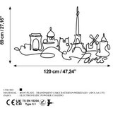WALLXPERT dekorativni metalni zidni pribor crna paris 245 | ePonuda.com