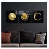 WALLXPERT dekorativna slika od kaljenog stakla elite (2045) 40 x 40, 3 dela | ePonuda.com