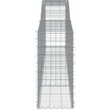  Lučne gabionske košare 25kom 400x50x100/120cm pocinčano željezo | shoptok.hr