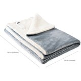  Električna Deka Heklet InnovaGoods Bijela Siva 130 x 180 cm 160 W | shoptok.hr