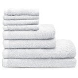 Catherine Lansfield Beli hitro sušeči bombažni komplet brisač 8 ks Quick Dry – | Shoptok.si