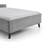 Meise Möbel Sivi tapecirani bračni krevet s podnicom 140x200 cm Piano – | shoptok.hr