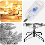  Umjetno božićno drvce s nogom 120 cm 150 LED lampica | shoptok.hr