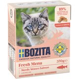 Varčno pakiranje Bozita Tetra koščki v želeju ali v omaki 24 x 370 g - Omaka: losos | shoptok.hr