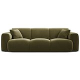Micadoni Kaki zelena žametna sedežna garnitura 235 cm Molino – | Shoptok.si