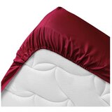 Douceur d intérieur Rdeča napenjalna rjuha iz organskega bombaža 90x190 cm Biolina – | Shoptok.si