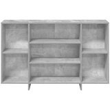  Komoda siva boja betona 120 x 30 x 75 cm od konstruiranog drva | shoptok.hr