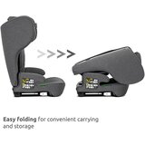 Lorelli Rigel autosjedalica sklopiva Isofix 100–150 cm, Black | shoptok.hr