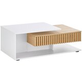 Boxxx klubska miza, bela, hrast artisan Cene
