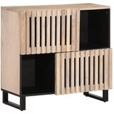 vidaXL Komoda 80x34x75 cm trden mangov les | Shoptok.si