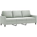  4-dijelni set sofa s jastucima svjetlosivi baršunasti | shoptok.hr
