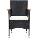  5-dijelni vrtni blagovaonski set crni | shoptok.hr