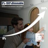 CLOKSH 6x 85 mm LED vgradni reflektor 6 W IP44 | Shoptok.si