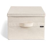 Bigso Bež tekstilna kutija za pohranu s poklopcem 36x46x25 cm Soft Storage Large – Cijene