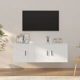The Living Store Komplet TV omaric 2-delni bel inženirski les - Komplet TV Omaric, (21374218) Cene