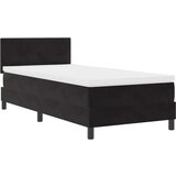 Box Spring Krevet s Madracem Crni 90x200 cm Baršun | shoptok.hr