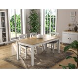 Hanah home FRN-20082 WoodenWhite Dining Table | ePonuda.com
