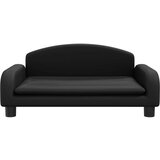  Otroški kavč črn 70x45x30 cm umetno usnje, (20988152) | Shoptok.si