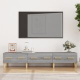 Furnova TV omarica siva sonoma 150x34,5x30 cm konstruiran les, (21924713) Cene