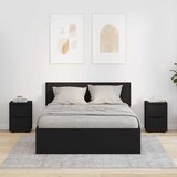 Noćni ormarići 2 pcs Crna 30,5 x 30 x 43 cm Konstruirano drvo | shoptok.hr
