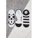 TRENDYOLMILLA Ženski set čarapa Thmss25Co00012, 3 para, Crni Cene