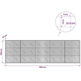  Gabion s žicom debljine 3 5 mm i mrežom 5x5 cm 500x10x150 cm - 10 cm 150 cm 500 cm | shoptok.hr