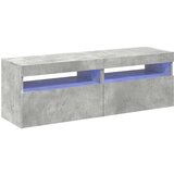 TV omarica z LED lučkami 2 kosa betonsko siva 60x35x40 cm, (20733274) | Shoptok.si