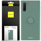 Spacecase SILIKONSKI OVITEK OBROČ ZA SAMSUNG GALAXY NOTE 10 TEMNO ZELEN, (21963508) | Shoptok.si