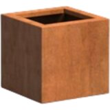ADEZZ Korito za rastline Carrez iz jekla Corten - kvadratno - 40 x 40 x 40 cm | Shoptok.si