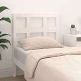  Uzglavlje za krevet bijelo 95 5x4x100 cm od masivne borovine | shoptok.hr