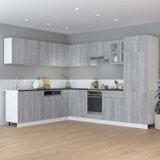 Viseći Viseča kotna omarica siva sonoma 57x57x60 cm konstruiran les, (20716604) | Shoptok.si