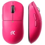 bežični gaming miš A5 V3 ultra rose red /PAW3395/8KHz pooling/omron mechanical