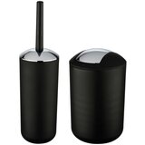 Wenko Crni plastičan set pribora za kupaonicu Brasil – | shoptok.hr