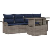  Sjedeća garnitura za vrt 5 kom. Siva [Sintetički]: Poli Ratan 251 x 117 x 85 cm | shoptok.hr